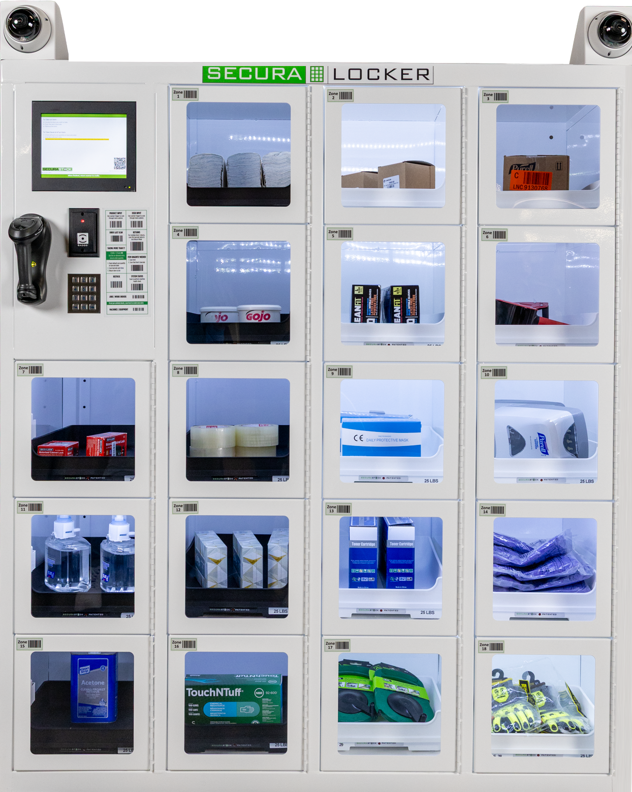 Industrial Vending Machine_Locker_Wh-1