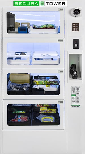 Industrial Vending Machine_Tower_Wh