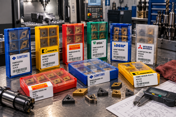 Organized CNC Cutting Tools Workshop